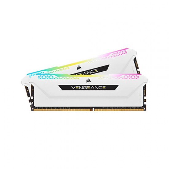 Corsair VENGEANCE RGB PRO SL 32GB (2x16GB) DDR4 DRAM 3600MHz C18 White Desktop RAM