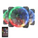 Redragon GC-F009 RGB Casing Cooler Fan Triple Pack with Remote