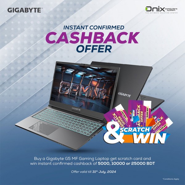 GIGABYTE G5 MF Gaming Laptop Offer
