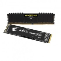 CORSAIR VENGEANCE LPX 16GB DDR4 3600MHz RAM And Gigabyte AORUS GP-AG41TB NVMe Gen4 M.2 1TB Gaming SSD Combo